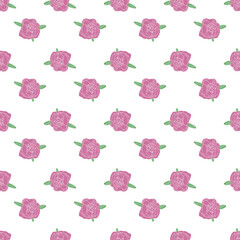 Seamless floral pattern. Vector decorative background for wallpaper, textile, scrabook paper, stationery