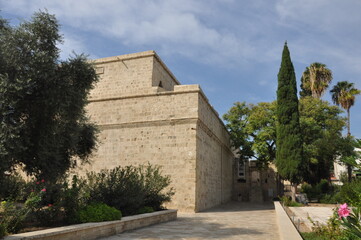 Fototapeta na wymiar The medieval Limassol Castle in Cyprus 