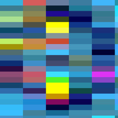 Blue pink yellow tartan abstract background with squares