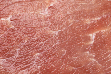 Abstract texture background, red pork meat with streaks