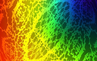 Dark Multicolor vector doodle bright template.