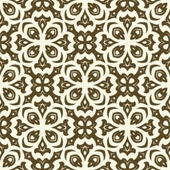 Batik seamless background. Songket pattern ornament with vintage style