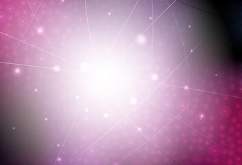 Dark Purple, Pink vector background with straight lines.