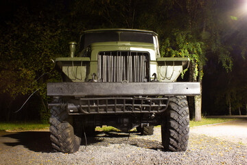 URAL russian soviet army truck. High quality photo