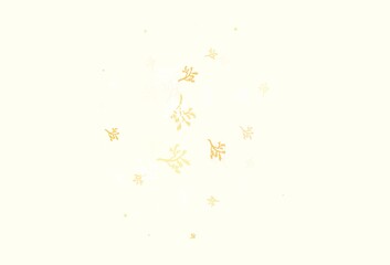 Light Orange vector elegant template with sakura.