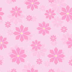 seamless floral pink repeat pattern. Vector illustration design eps 10.