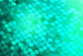 Light Green vector texture with disks.