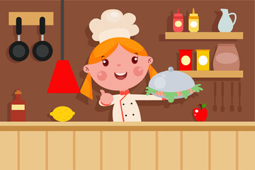 Little Chef - Kids Illustration