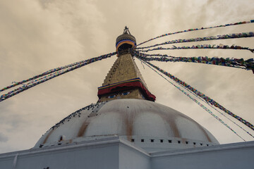 Boudhanath stupa is one of the largest stupa in the world, which is located in Kathmandu, Nepal as...