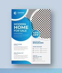 Real Estate Home For Sale Flyer Template