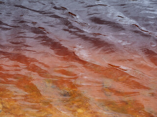 Obraz premium A deposit of refractory clay. A quarry for the extraction of natural resources