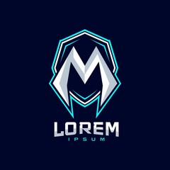 Letter M Gaming Sport Team Logo Design