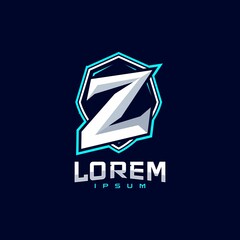 Letter Z Gaming Sport Team Logo Design - obrazy, fototapety, plakaty