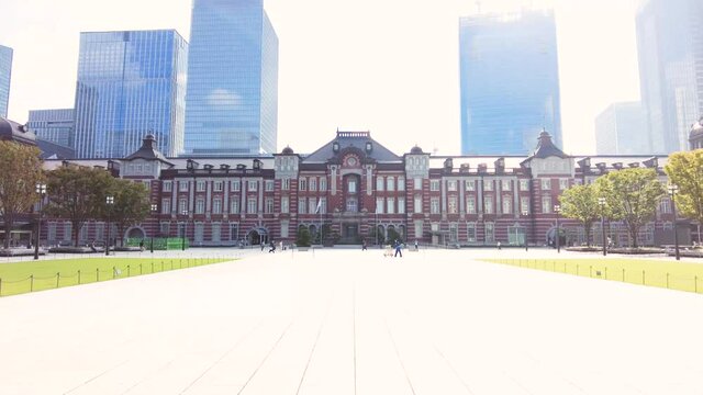「 東京駅 丸の内口」東京 丸の内 in Japan