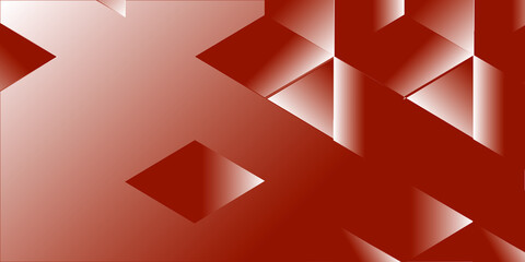 Red Abstract Background With Squares