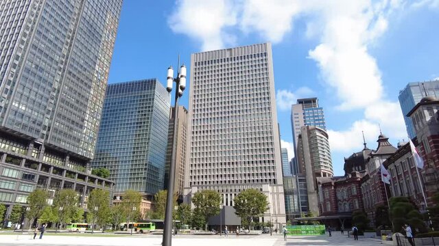 「 東京駅 丸の内口」東京 丸の内 in Japan