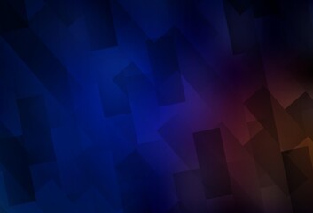 Obraz premium Dark Blue, Red vector backdrop with rhombus.
