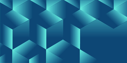 Obraz premium Abstract Blue Background With Triangles