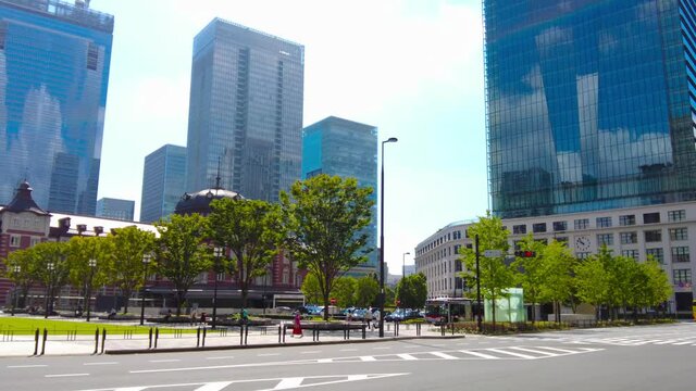 「 東京駅 丸の内口」東京 丸の内 in Japan