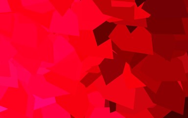 Dark Red vector pattern with polygonal style.