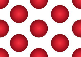 red ball background with abstract theme on white background
