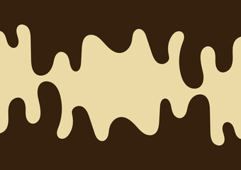abstract background with melted chocolate on a sweet cake