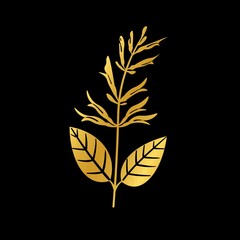 black and yellow leaves