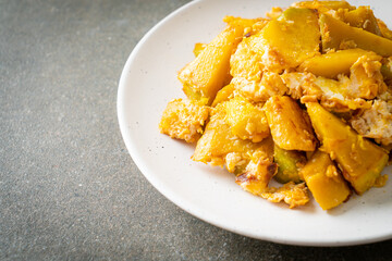 Stir Fried Pumpkin with Egg