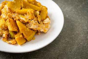 Stir Fried Pumpkin with Egg