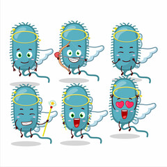 Minacovirus cartoon designs as a cute angel character
