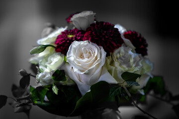 Fototapeta na wymiar a detail of wedding flowers