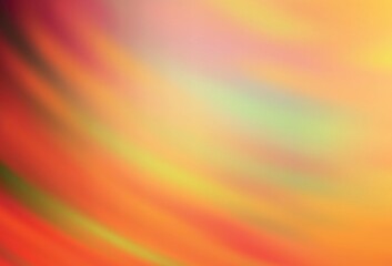 Light Orange vector blurred bright template.