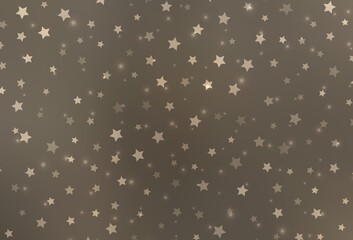 Light Gray vector background with beautiful snowflakes, stars.