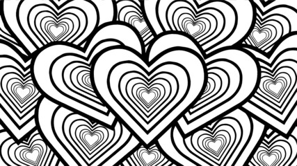 abstract background hearts