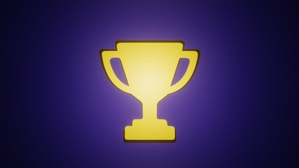 gold trophy cup