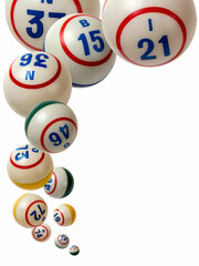 Tumbling Bingo Balls