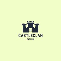 Castle Premium Logo design Template - Vector