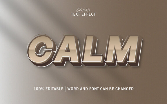 calm text effect premium free download