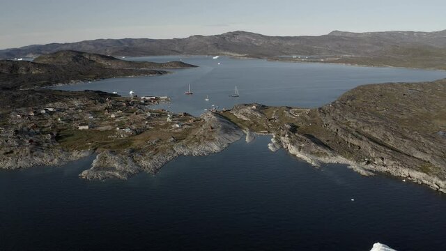 Ilulissat city in Greenland
