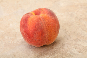Fresh ripe sweet peach fruit