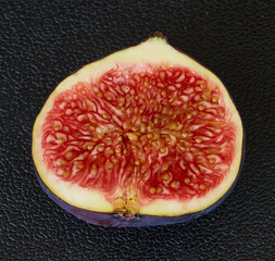 figs lie on a black background