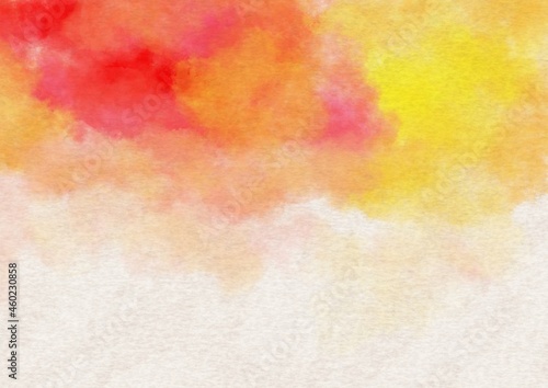 画用紙に描かれた暖色系の水彩風イラスト Abstract Poster Abstra Tota 画用紙に描かれた暖色系の水彩風イラスト Abstract Poster Abstra Tota