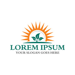 Obraz premium farm logo , agriculture logo vector