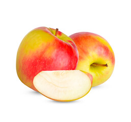 Fresh apple isolated on white background