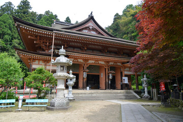 Naklejka premium 竹生島 宝厳寺 本堂 滋賀県長浜市