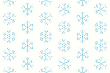 Snowflakes seamless pattern. Winter. Vector. Background for wallpaper, packagings, textiles, paper, etc.
