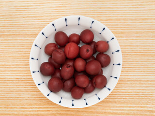 Japanese small umeboshi