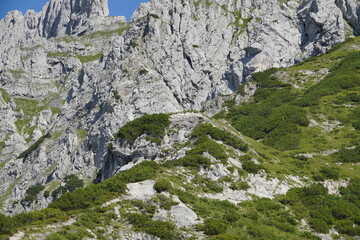 Wanderung im Wilden Kaiser zum Kleinen Törl: Am Herrenstein