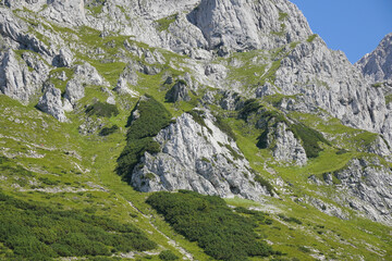 Wanderung zum Kleinen Törl im Wilden Kaiser: Am Herrenstein