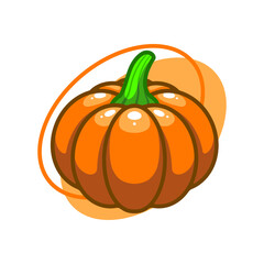 Pumpkin vegetables drawing illustration design